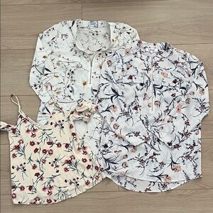 Floral Women's Tops Set
